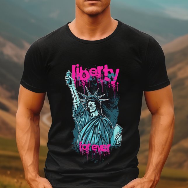 Camiseta Liberdade para sempre (Criador carregado)