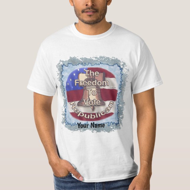 Camiseta Liberdade Para Votar Republicano (Frente)
