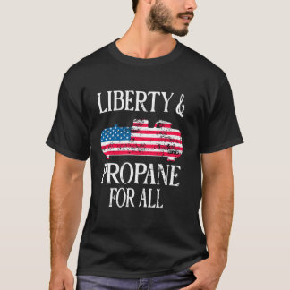 Camiseta Liberdade Patriótica e Propano para Todos os Estad