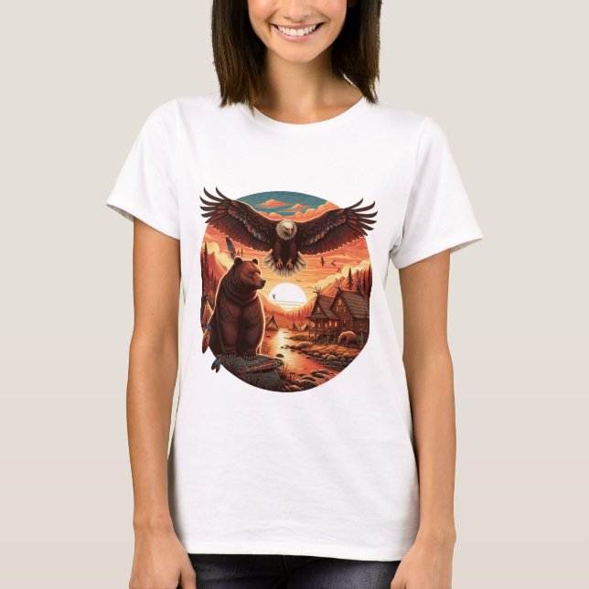 Camiseta Liberdade selvagem (Frente)