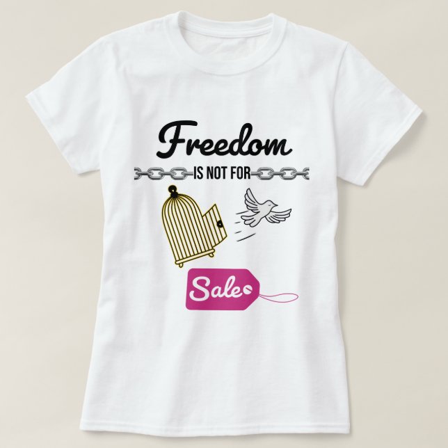 Camiseta Liberdade sem preço | (Frente do Design)