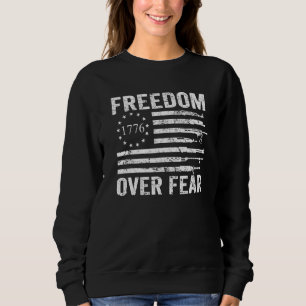 Camiseta Liberdade Sobre Medo Pro Gun Direitos segundo Emen