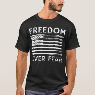 Camiseta Liberdade sobre o medo