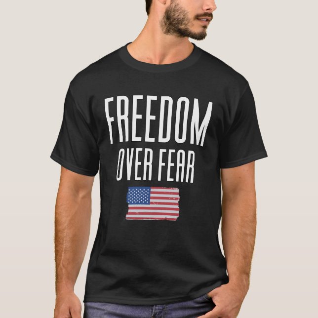 Camiseta Liberdade sobre o medo (Frente)