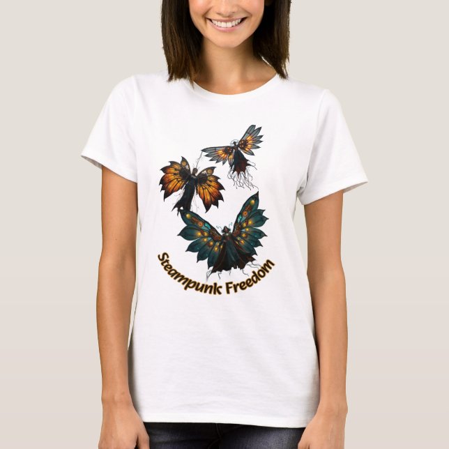 Camiseta Liberdade Steampunk (Frente)
