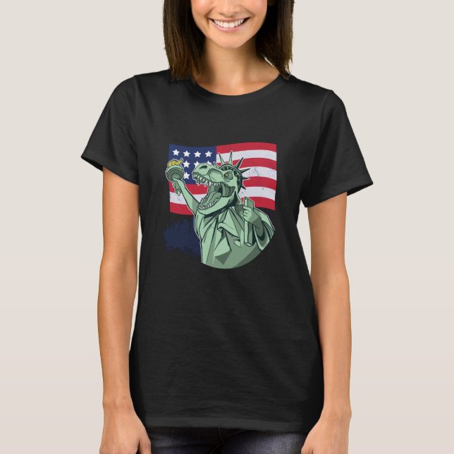 Camiseta Liberdade T-Rex (Frente)