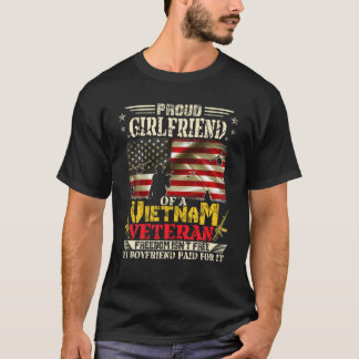 Camiseta Liberdade Tee Orgulhosa Namorada De Um Veterano Vi