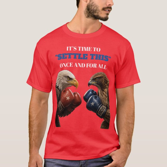 Camiseta Liberdade versus foco no ringue (Frente)