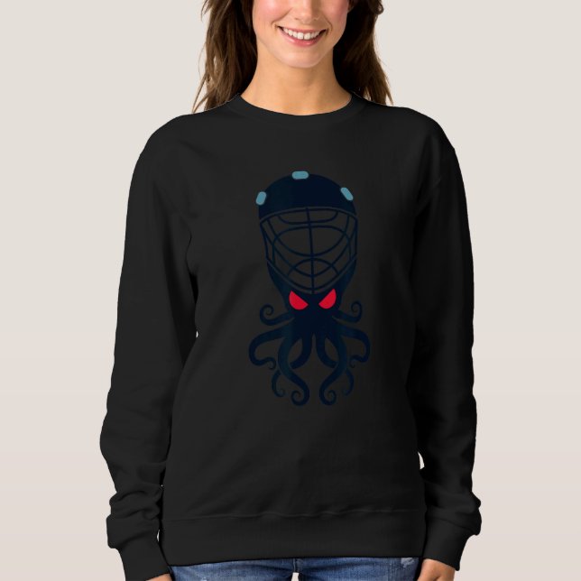Camiseta Libere A Máscara De Goalie Kraken (Frente)
