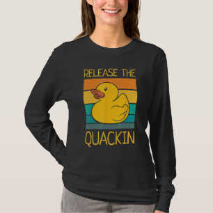 Camiseta Libere O Pato De Borracha Engraçado Quackote