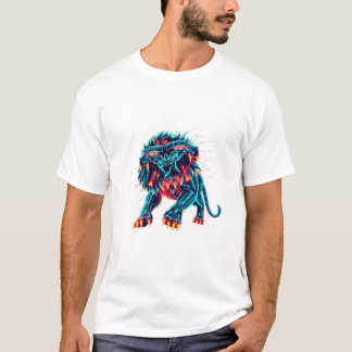 Camiseta Libere Raio: Leão Cibernético
