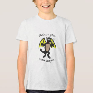 Camiseta Libere seu dragão interior (bobo)