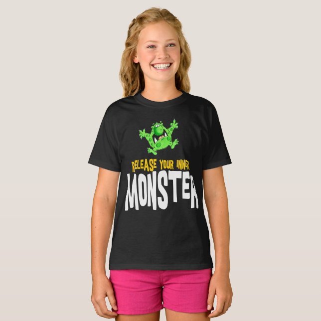 Camiseta Libere seu monstro interior (Frente Completa)