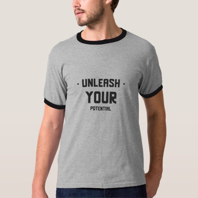 Camiseta Libere Seu Potencial 50 50 (Frente)