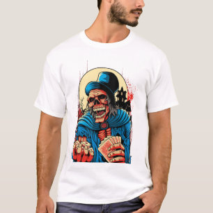 Camiseta Libere sua borda   Teto Gráfico do Diabo Premium