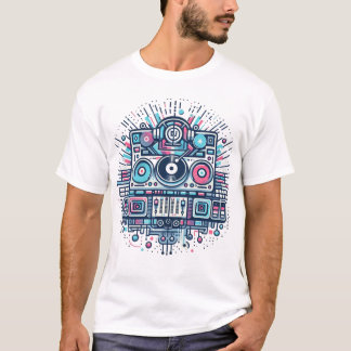 Camiseta Libere sua criatividade com a arte DJ