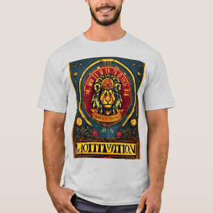 Camiseta Libere Sua Força Interna: Motivação Do Leão Branco
