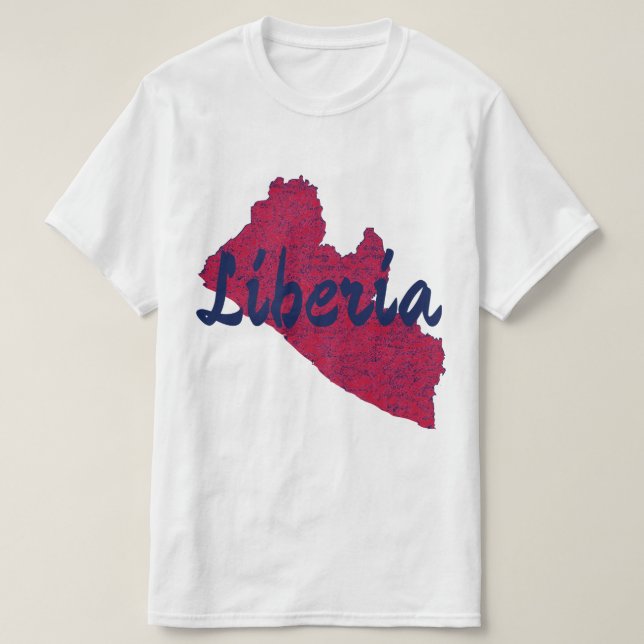 Camiseta Libéria (Frente do Design)