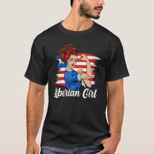 Camiseta Liberiana Libéria Bandeira Raízes Liberianas Libér