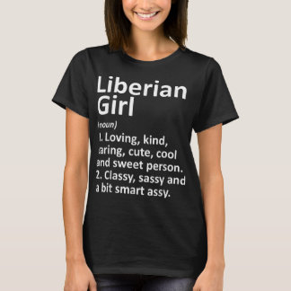 Camiseta LIBERIANA LIBÉRIA Dotada Funny Country Home Root