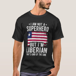 Camiseta Liberiana Libéria Origem Sinalizador Iâ´M Liberian