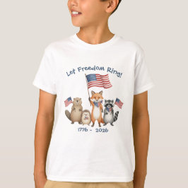 Camiseta Libertação Patriótica dos Animais Florestais da Li