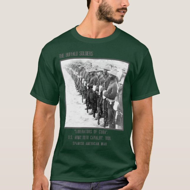Camiseta Libertadores do Exército dos Soldados de Buffalo (Frente)