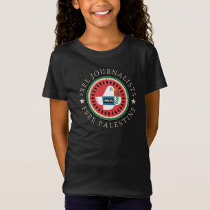 Camiseta Libertando Jounalistas da Palestina