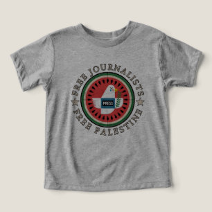 Camiseta Libertando Jounalistas da Palestina