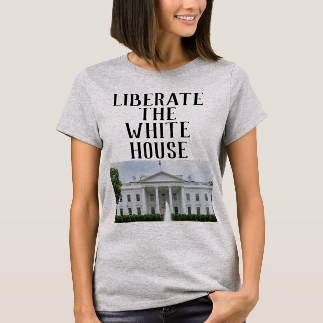Camiseta Libertar a Casa Branca (Frente)