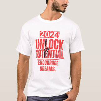 Camiseta Libertar potencial, encorajar sonhos