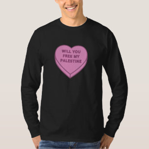 Camiseta Libertará a minha Palestina? Docinho doce doce