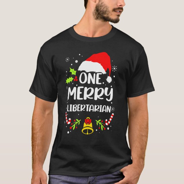 Camiseta Libertarian One Feliz Libertarian (Frente)