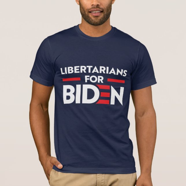 CAMISETA LIBERTÁRIOS POR JOE BIDEN (Frente)