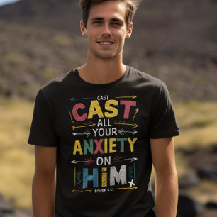 Camiseta Liberte As Suas Preocupações, Abrace A Paz