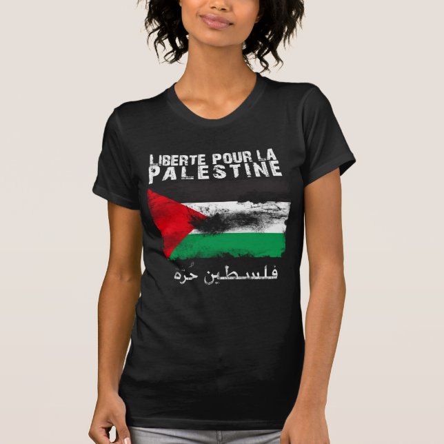 Camiseta Liberté derrama o la Palestina (o hurra do (Frente)