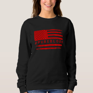 Camiseta Liberte o Pura Sangue Puro da Bandeira Americana