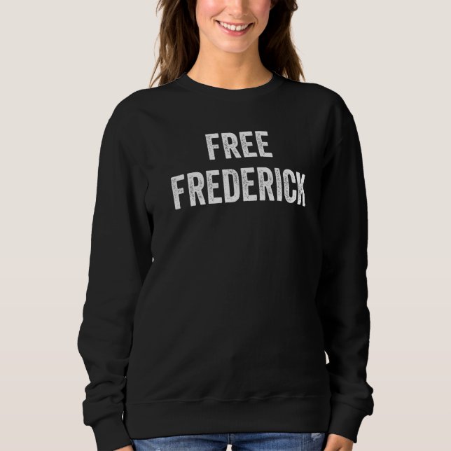 Camiseta Libertem Frederick Apoiem a Libertação de Frederic (Frente)