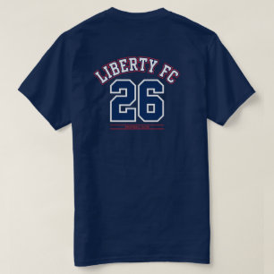 Camiseta Liberty FC Navy Star Tee Futebol Premium EUA