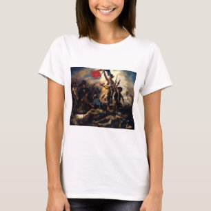 Camiseta Liberty Liderando as Pessoas, Eugene Delacroix
