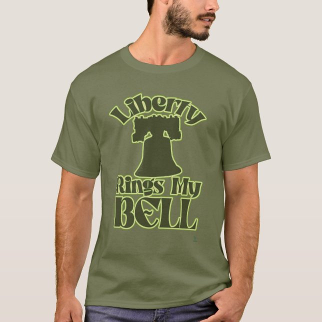 Camiseta Liberty Rings My Bell Divertiu Tourist Art (Frente)