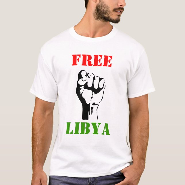 CAMISETA LÍBIA LIVRE (Frente)