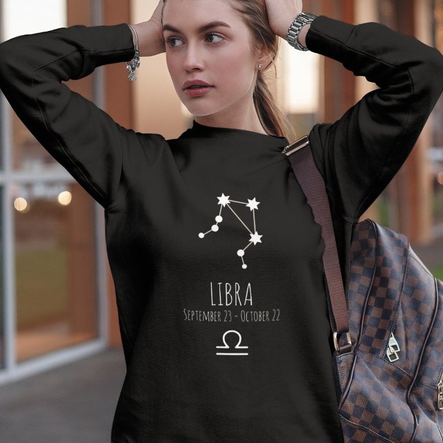 Camiseta Libra | Constelação Zodiac Personalizada (Criador carregado)