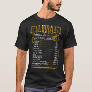 Camiseta Libra Horoscópio Zodiac Traços Regras Astrolog