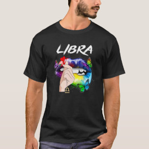 Camiseta Libra Menina Zodique Sinal de Aniversário Dama de 