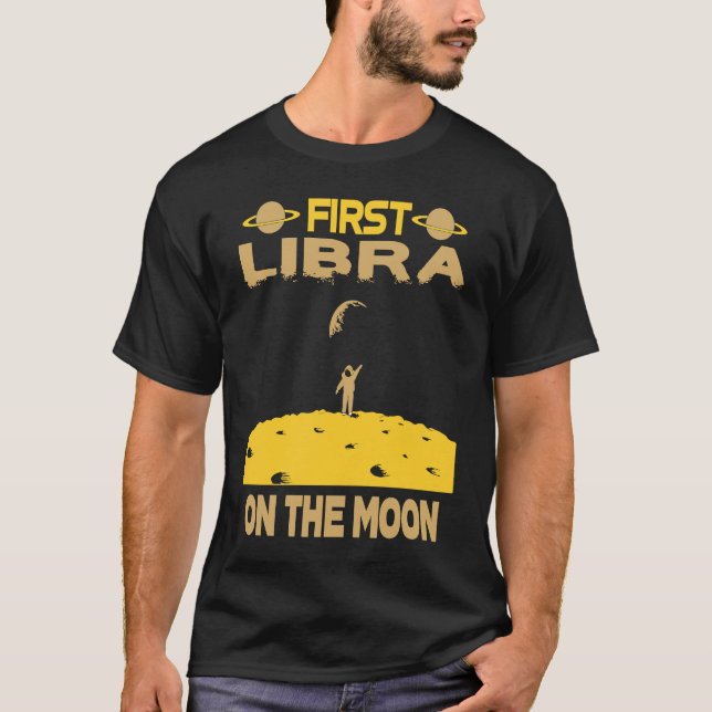Camiseta Libra On The Moon (Frente)