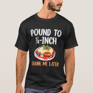 Camiseta Libra para Amante de Frango Parm 14 Polegadas