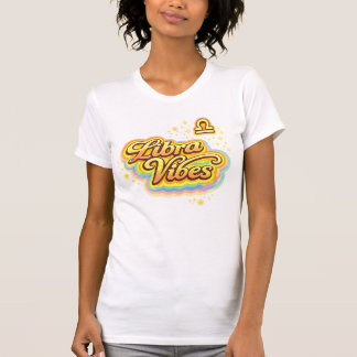 Camiseta Libra Vibes Retro Zodiac | Astronomia Nas