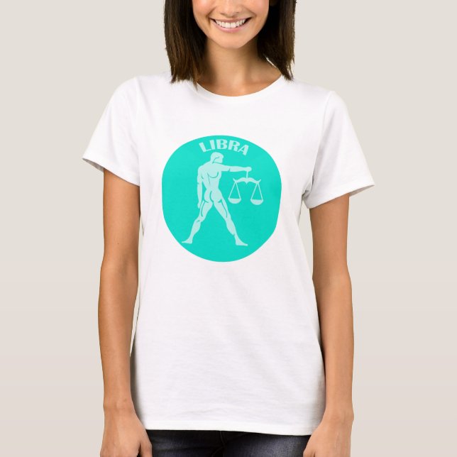 Camiseta Libra, Zodiac Sign, Horoscope, Astrology (Frente)