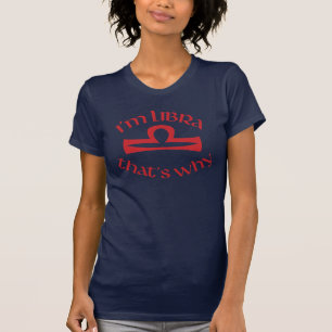 Camiseta Libra Zodiac - Sinal 23 de setembro - 22 de outubr